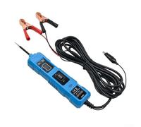Gdfnmogo Bolígrafo de voltaje para comprobador de circuito automotriz de 6 V a 24 V para diagnósticos eléctricos de coche, remolque, motocicleta y barco, mango ABS, sonda de acero al carbono cromado