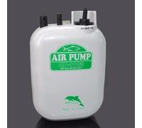 Gdfnmogo Bomba de oxígeno portátil para pesca, bomba de aire alimentada por pilas para aireación, clip de acero inoxidable ajustable, incluye piedra de aire y aire flexible