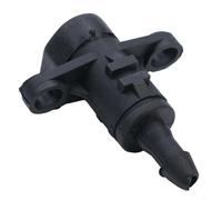 Gdfnmogo Boquilla de limpiaparabrisas para Elantra y vehículos, boquilla de pulverización para parabrisas delantero, compatible con el número de pieza OEM 98630 3X000, plástico, negro, paquete de 2