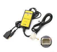 Gdfnmogo Cable adaptador de audio MP3 USB para coche, reproductor de música, compatible con Corolla Highlander RAV4 Land Cruiser, cable de interfaz de audio para salpicadero