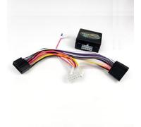 Gdfnmogo Cable convertidor de energía de 24 V a 12 V, regulador de voltaje reductor para sistemas de navegación, compatible con 16 pines, garantiza convertidores de energía seguros