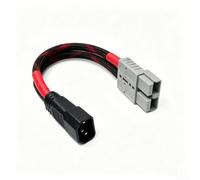 Gdfnmogo Cable de alimentación de 80 A con punto de conexión de cabeza recta construido para transferencia de alta energía con aislamiento de silicona y cables de cobre estañado de 10/8 AWG (0,5 m 10
