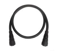 Gdfnmogo Cable de CA M25 de 2 m para inversor de amarre de rejilla impermeable, 600 W/1400 W, 450/750 V, cable de alimentación eléctrica negro para cargadores de energía alternativos