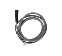 Gdfnmogo Cable de datos E-Scooter, 124 cm de longitud con cabeza M8, carcasa de plástico resistente al desgaste para Xiaomi 1S Pro, garantiza una conexión de alimentación fiable (gris)