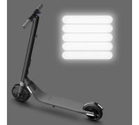 Gdfnmogo Calcomanías reflectantes para scooters eléctricos ES1, ES3, ES4, E22, E25, material de PVC, visibilidad nocturna y actualización de seguridad resistente a la intemperie (color rosa)