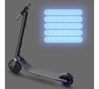 Gdfnmogo Calcomanías reflectantes para scooters eléctricos ES1, ES3, ES4, E22, E25, material de PVC, visibilidad nocturna y actualización de seguridad resistente a la intemperie (color rosa)