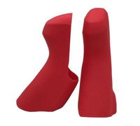 Gdfnmogo Campanas de palanca de freno de silicona para bicicleta, para 105 ST-R7000 y ST-R8000, cubierta antideslizante para palanca de cambios con agarre mejorado y resistencia a la intemperie (rojo)