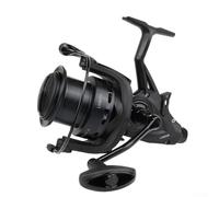 Gdfnmogo Carrete de pesca de carpa 7+1 con rodamiento de bolas LM-8000/8000S para copa de línea mecanizada CNC, relación de engranaje 4.9:1, carrete de aleación negra para pescadores del Reino Unido