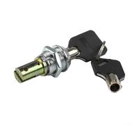 Gdfnmogo Cerradura de cajón de aleación para armarios de herramientas y cajones de almacenamiento, mecanismo de desbloqueo de rotación de 180°, cerradura de inserción de gabinete resistente con