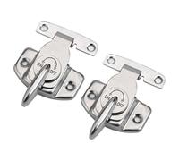 Gdfnmogo Cerradura de mesa de metal y conector de mesa Dini con cerrojo de puerta de hierro, armario, pestillo de muebles, hebilla de mesa Foldi, abrazadera segura para escritorio o gabinete, juego de