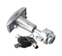 Gdfnmogo Cerradura tipo T de aleación de zinc para máquinas expendedoras y dispensadores de agua, cerradura segura para gabinete con tornillos antirrobo, resistente a salpicaduras de sal para uso en