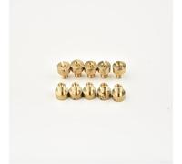 Gdfnmogo Chorros principales para carburador, juego de 10 piezas con tamaños #88-#125, rosca M5 x 0,75 mm, longitud de 9 mm, chapado en oro para Mikuni VM22 VM24 VM26 VM30 125cc-250cc