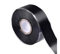Gdfnmogo Cinta de agarre de silicona de 2,5 cm x 500 cm, envoltura aislante autofusible para barras, mancuernas y bates de béisbol para bicicleta (2,5 x 500 cm)