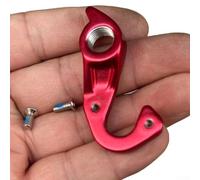 Gdfnmogo Colgador de desviador trasero, hecho de aleación de aluminio, ligero y duradero, garantiza un cambio de marcha suave, compatible con cubo para Axial Agree C: 62 (rojo)