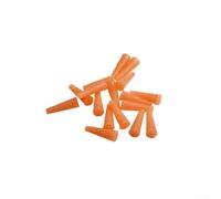 Gdfnmogo Conos de enmascaramiento de silicona para recubrimiento en polvo, kit surtido de 100 piezas, resistentes al calor hasta 315.6 °C, reutilizables, flexibles y resistentes