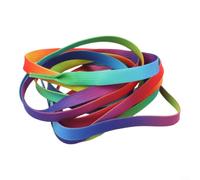 Gdfnmogo Cordones de hockey sobre hielo, cordones tejidos de nailon de doble capa para patines, color arcoíris, alta resistencia a la tracción, resistentes a la abrasión para juegos de entrenamiento