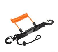 Gdfnmogo Correa de seguridad para cámara en espiral de 15 cm para hebilla | Para TPU y acero inoxidable 304, resistente, seguro para agua salada, evita la pérdida de la cámara, para una construcción