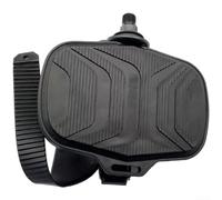 Gdfnmogo Correas de pedal de aluminio resistentes para bicicleta de ejercicio, correa ajustable para bicicleta giratoria, correa silenciosa, compatible con gimnasio, hogar, oficina (derecha)