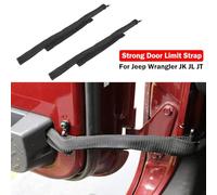 Gdfnmogo Correas limitadoras de control de puerta oscilante para Jeep para JK para JL JT, 2 piezas para proteger el cableado en puertas delanteras