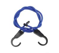 Gdfnmogo Correas retráctiles de amarre para equipaje de coche con ganchos, cordón elástico, 1,5 m, capacidad de carga de 10 kg, para maletero de vehículo, camping y uso al aire libre (azul, 1,5 m)