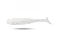 Gdfnmogo Crackbait - Señuelo de pesca, TPE con patas de pato T-Tail Soft Bait de 6,5 cm y 1,7 g, acción de natación realista para lubina y perca, uso desde arriba hasta abajo (E)