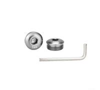 Gdfnmogo Cubierta antipolvo para pedal de bicicleta, para rosca M14x1, tapa de eje de aleación de aluminio, para bicicletas plegables de carretera de montaña, protección ultraligera de 5 g, paquete de