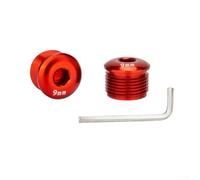 Gdfnmogo Cubierta antipolvo para pedal de bicicleta, para rosca M14x1, tapa de eje de aleación de aluminio, para bicicletas plegables de carretera de montaña, protección ultraligera de 5 g, paquete de