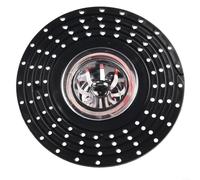 Gdfnmogo Cubierta de drenaje de suelo ABS para baño, ducha, bañera, cocina, fregadero, drenaje, anti-moscas y bloqueo de cabello, colador con instalación