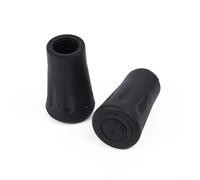 Gdfnmogo Cubierta de goma para punta de bastón de senderismo, material de goma reforzado para una durabilidad duradera, mayor fricción del suelo y protección contra el desgaste, compatible con (2