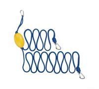 Gdfnmogo Cuerda de remolque de 6 m/3,7 m, línea flotante para rescate de motos acuáticas, remolque de barco y anclaje con hebillas de acero inoxidable 316, accesorio de PVC de alta visibilidad para