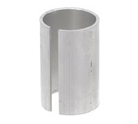 Gdfnmogo Cuña de vástago de bicicleta de aluminio de 1 pulgada a 1 1/8, adaptador de horquilla de 25,4 mm a 28,6 mm para carretera MTB sin rosca, color plateado 30 g (45 mm)