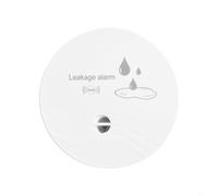 Gdfnmogo Detector de fugas de agua con sensor de fugas de alarma de 90 dB para detección de inundaciones de seguridad en el hogar en sótano debajo del fregadero y calentador de agua