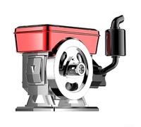 Gdfnmogo Difusor de purificador de aire para coche, con energía solar, decoración estilo motor, construcción de silicona ABS, liberación automática de fragancia para conductores (profundo)