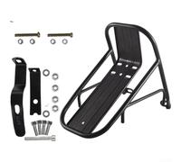 Gdfnmogo Estante delantero de bicicleta con cuerpo de aleación de aluminio y elementos estructurales de acero a largo plazo rendimiento en todo clima (E)