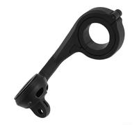 Gdfnmogo Extensión de montaje para computadora de bicicleta para Garmin, extensor de manillar de nailon con soporte de luz, soporte GPS de ciclismo seguro para MTB de carretera, ángulo de visión