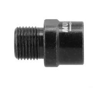 Gdfnmogo Extensor de pedal de bicicleta de 16 mm, espaciador de brazo de manivela para pies anchos, adaptador de eje de pedal de bicicleta de acero CNC negro dorado plateado (negro)