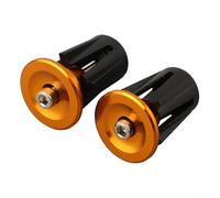Gdfnmogo Extremo de aleación negra - Manillar antideslizante que absorbe la mayoría de los transportes hidrofóbicos para manillar de aluminio en color rojo, 7 mm, simple para 23 (dorado)