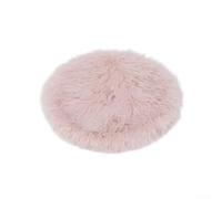 Gdfnmogo Falda de árbol de Navidad de felpa suave, decoración navideña de color sólido, grande de 21.7 pulgadas o pequeña de 13.8 pulgadas, rosa o blanco, decoración festiva duradera para el hogar (4)