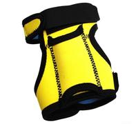 Gdfnmogo Funda de luz de buceo, correa de antorcha de neopreno para linternas de 25-32 mm, soporte suave de montaje de mano para buceo, camping, senderismo y deportes al aire libre (amarillo)