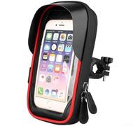 Gdfnmogo Funda impermeable para teléfono de bicicleta con | Puerto de auriculares para MTB Ciclismo Navegación Pantalla Táctil Compatible Manillar Bolsa