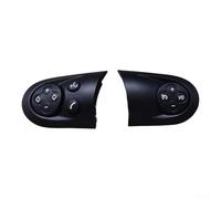 Gdfnmogo Funda multifunción para botón de volumen para volante de coche para R55, R56, R57, R58, R59, R60, R61, compatible con OEM 32309200098, ABS negro