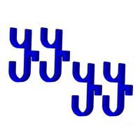 Gdfnmogo Gancho para paraguas de coche, instalación sin taladro, duradero para material PLA, garantiza que no se agita ni hace ruido, para la mayoría de los vehículos y la organización del maletero