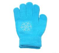 Gdfnmogo Guantes deportivos de invierno de algodón ideales para patinadores jóvenes, proporcionan calidez y agarre necesarios para un rendimiento seguro en hielo (S azul)
