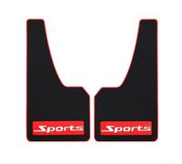Gdfnmogo Guardabarros para coche, protectores de goma duraderos para parte delantera y trasera, garantizando protección contra el barro, la nieve y los desechos, apto para automóviles (grande)