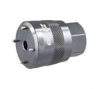 Gdfnmogo Herramienta de extracción e instalación de cubierta lateral de manivela de bicicleta, aleación de aluminio 7075 mecanizada CNC, para bielas SRAM DUB BB30, hexagonal de 21 mm (color titanio)