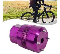 Gdfnmogo Herramienta de extracción e instalación de cubierta lateral de manivela de bicicleta, aleación de aluminio 7075 mecanizada CNC, para bielas SRAM DUB BB30, hexagonal de 21 mm (morado)