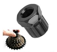 Gdfnmogo Herramienta de volante de bicicleta de montaña, para desmontaje e instalación, llave de vaso compacta, para mantenimiento de cassette, kit de reparación de ciclismo de plástico (negro)