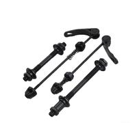 Gdfnmogo Herramientas de eje de bicicleta de montaña Juego de pinchos de liberación rápida Delantero 100mm Trasero 135mm Cierres de rueda de bicicleta para MTB Herramienta de extracción de ruedas