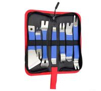 Gdfnmogo Herramientas de modificación de audio interior para decoración de coche, kit de herramientas de extracción con 7 piezas de clip de acero para reparación de paneles de automóviles y muebles