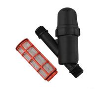 Gdfnmogo HOMEY-Type Regulador de presión de riego por goteo y filtro para combo - Control de flujo de agua de plástico roscado de 1 pulgada y protección de desechos para sistemas de goteo de jardín